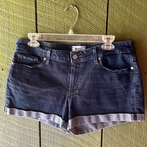 Paige womens denim jean shorts